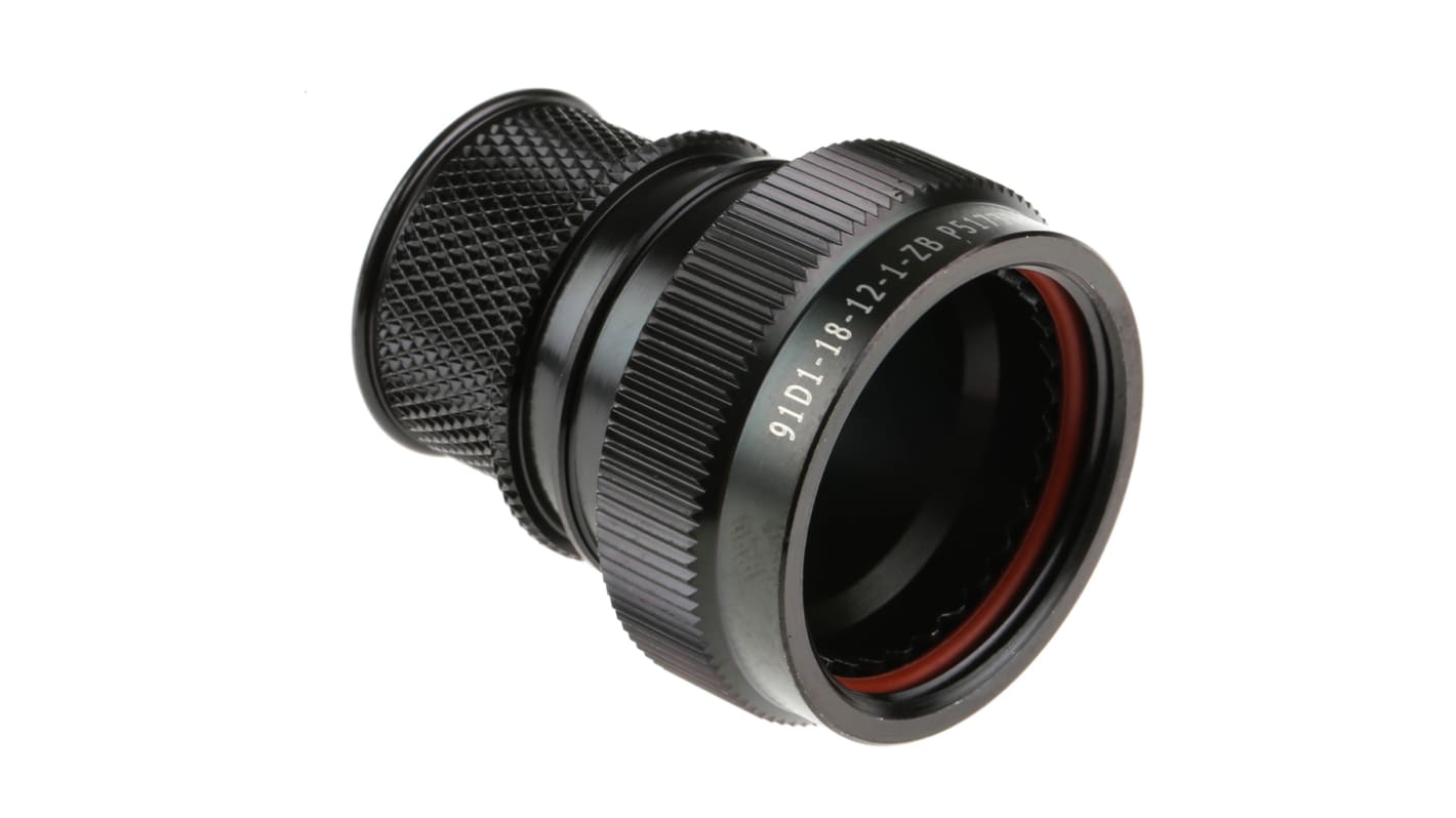 Polamco, 91Size 18 Straight Circular Connector Backshell, For Use With MIL-DTL-26482 Series I, PATT 105, PATT 603