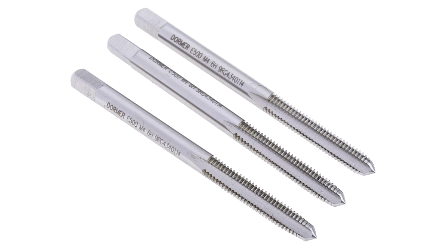 Dormer Tap Set, M4 Thread