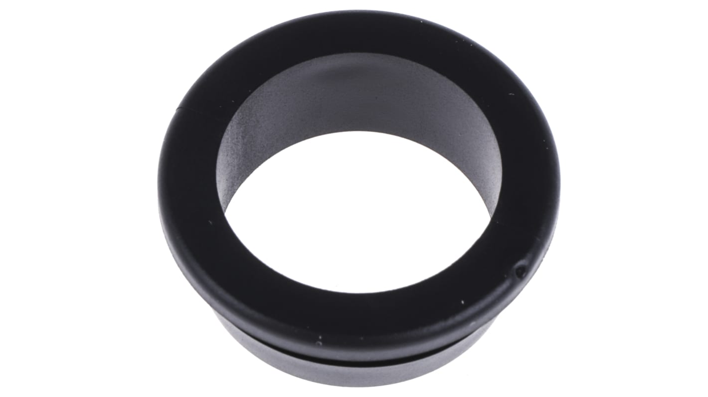 RS PRO Kabeltülle bis Ø 18mm Loch ø 22mm PVC Schwarz