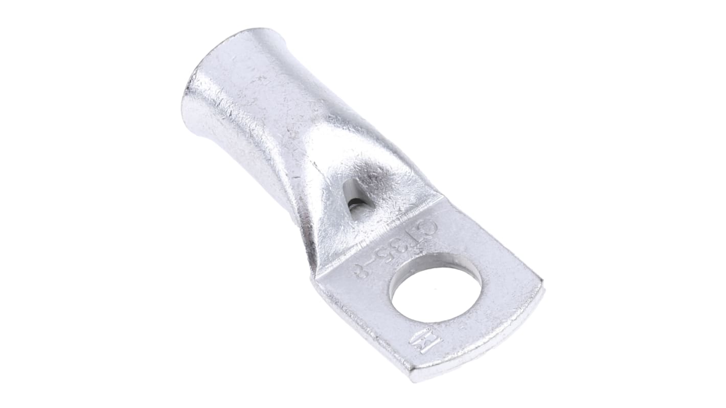 RS PRO Uninsulated Ring Terminal, M8 Stud Size to 35mm² Wire Size