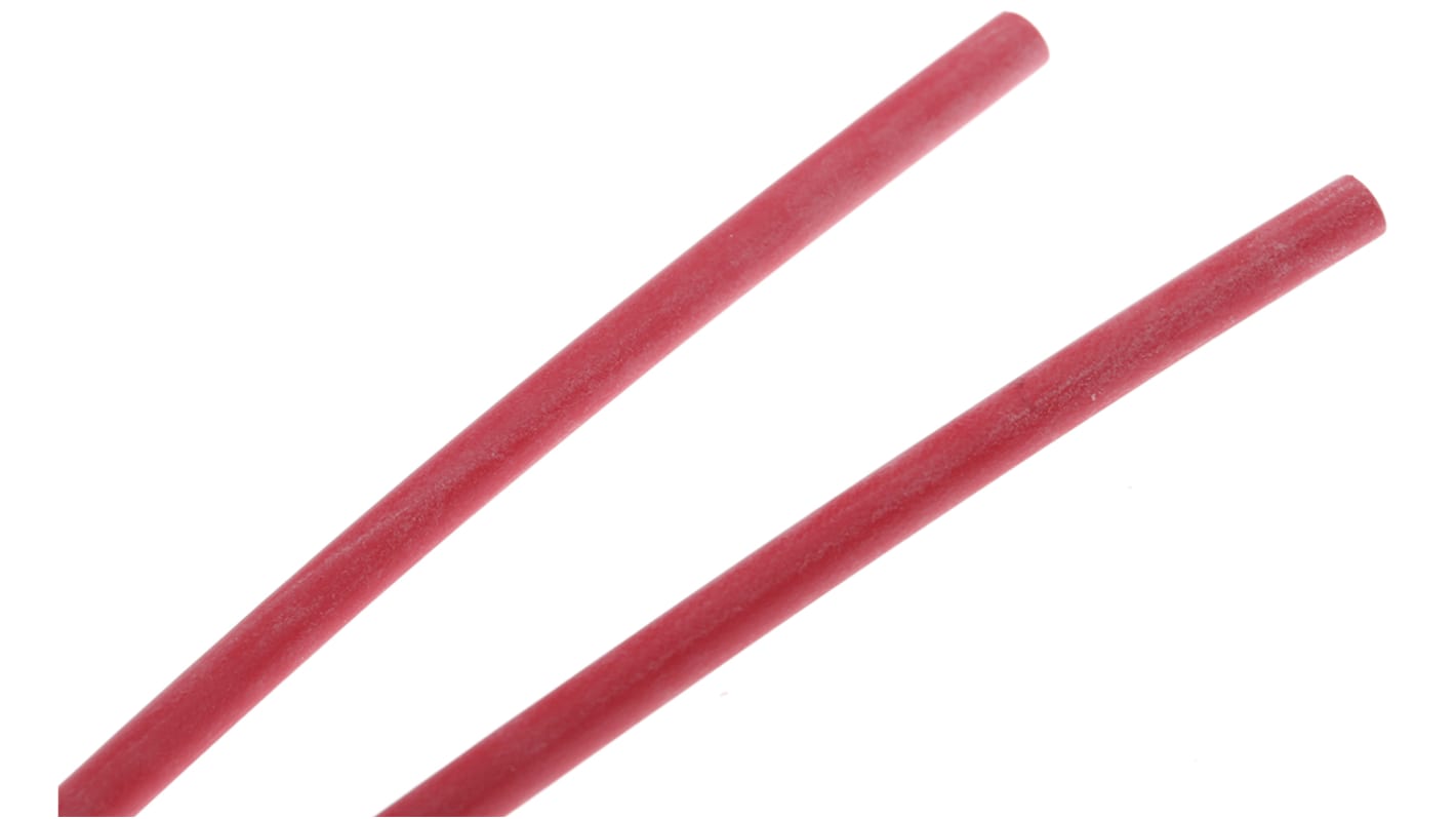 RS PRO Adhesive Lined Heat Shrink Tube, Red 3mm Sleeve Dia. x 1.2m Length 3:1 Ratio