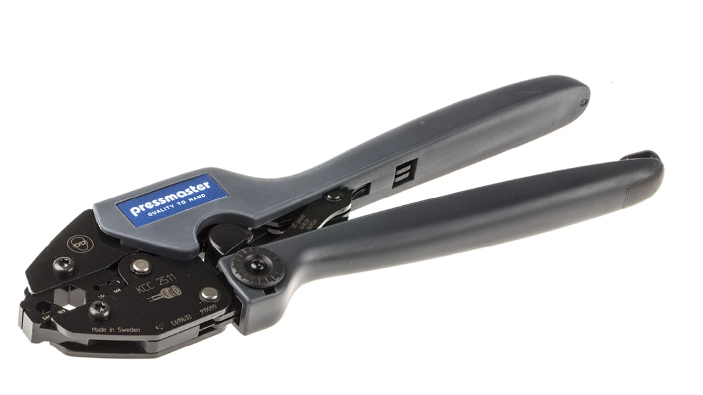 Pressmaster KCC 2511 Hand Ratcheting Crimp Tool for Coaxial Connectors