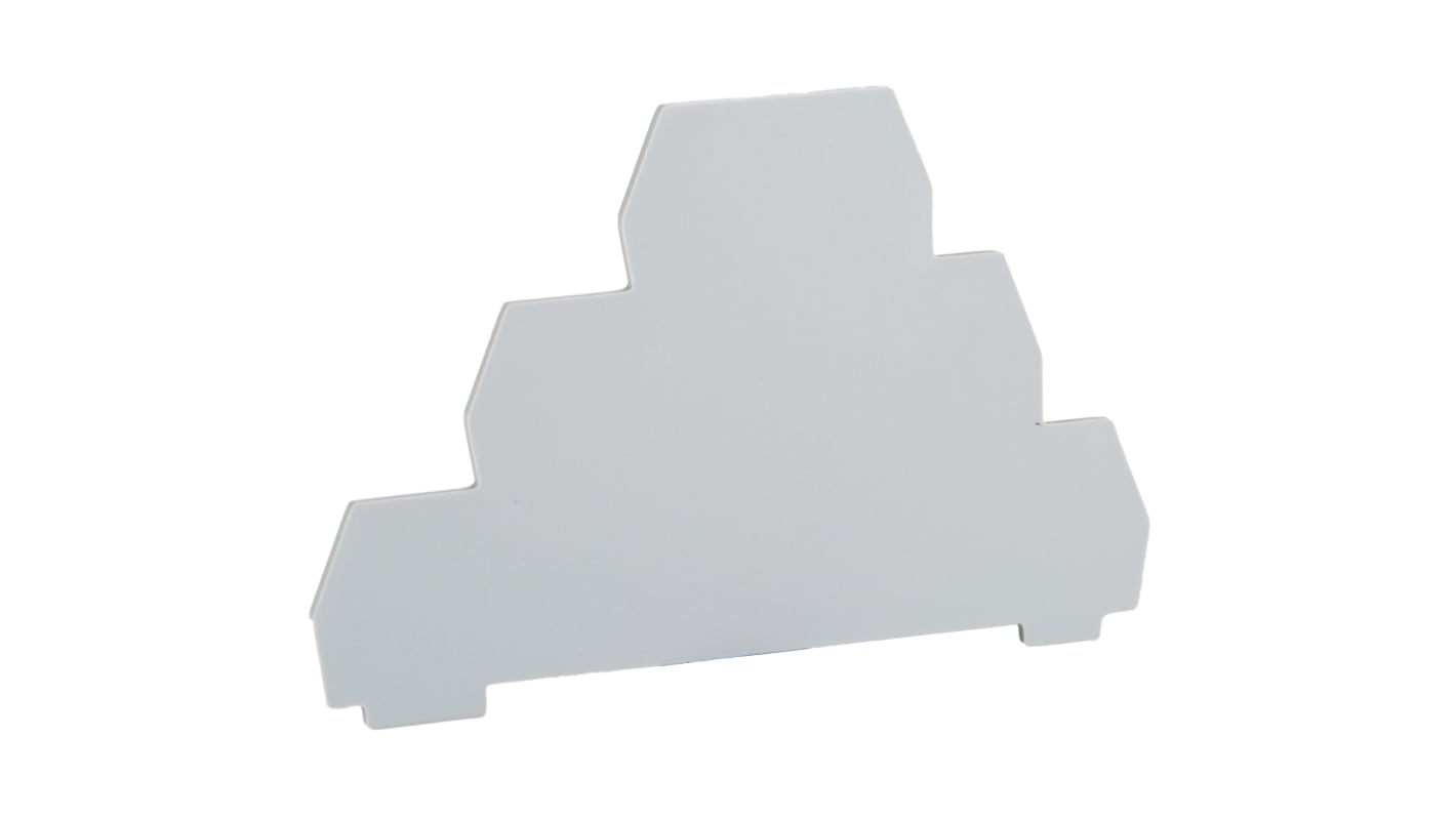 RS PRO End Plate for Use with Feed Through Terminal Block