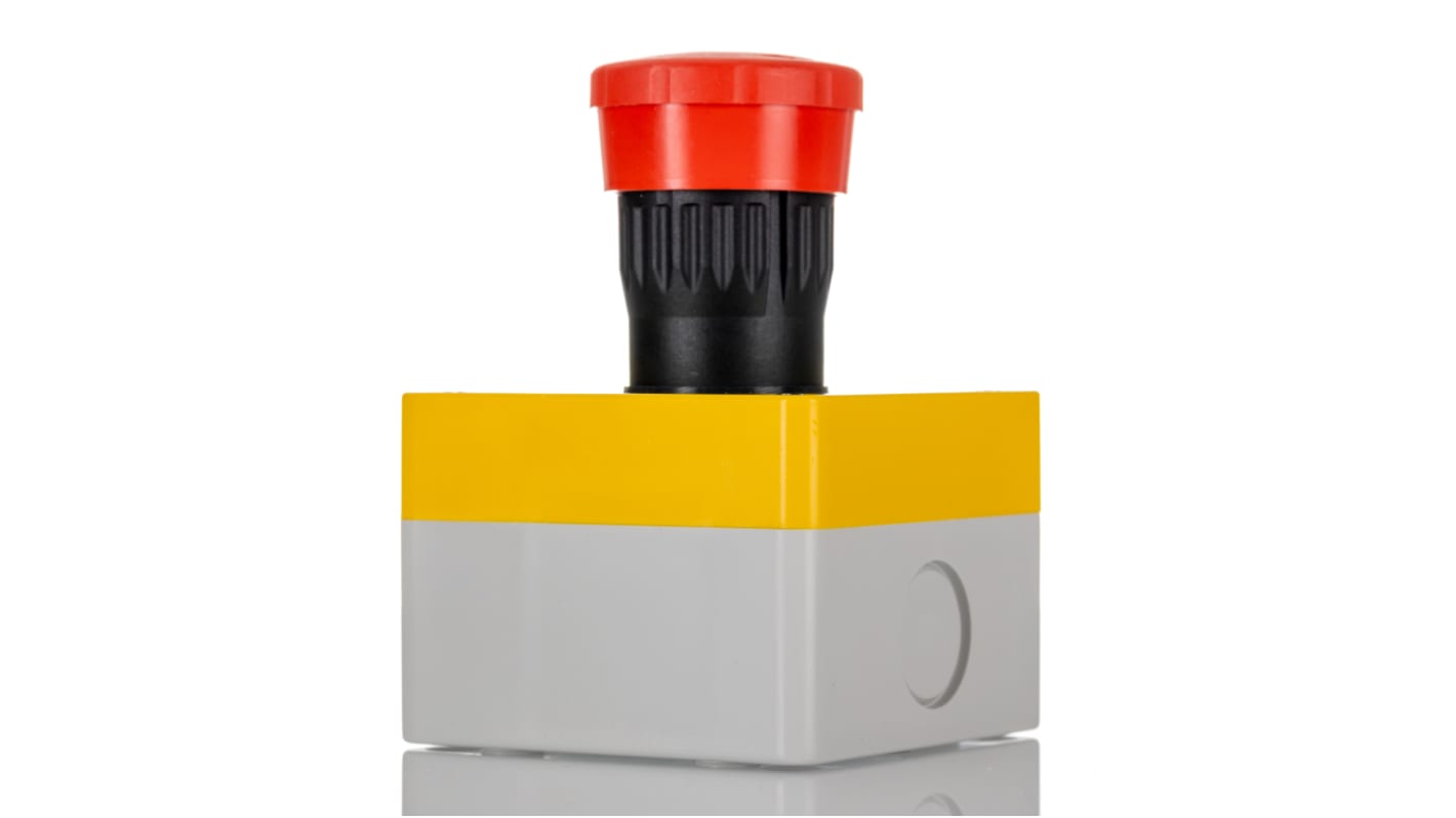 RS PRO E-STOP device, emergency stop pus