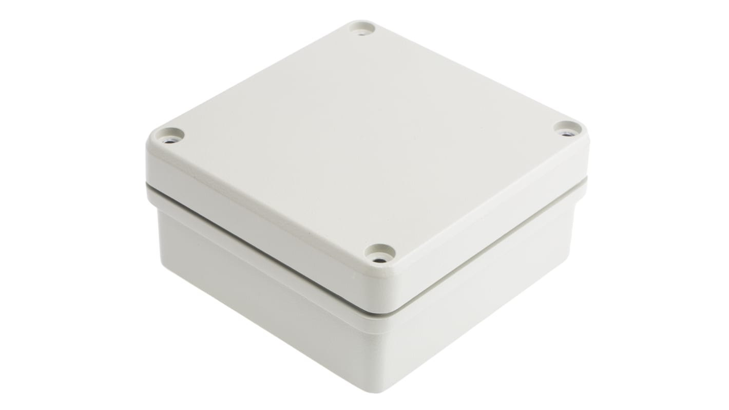 RS PRO Aluminium Gehäuse Grau Außenmaß 127 x 125 x 60mm IP66