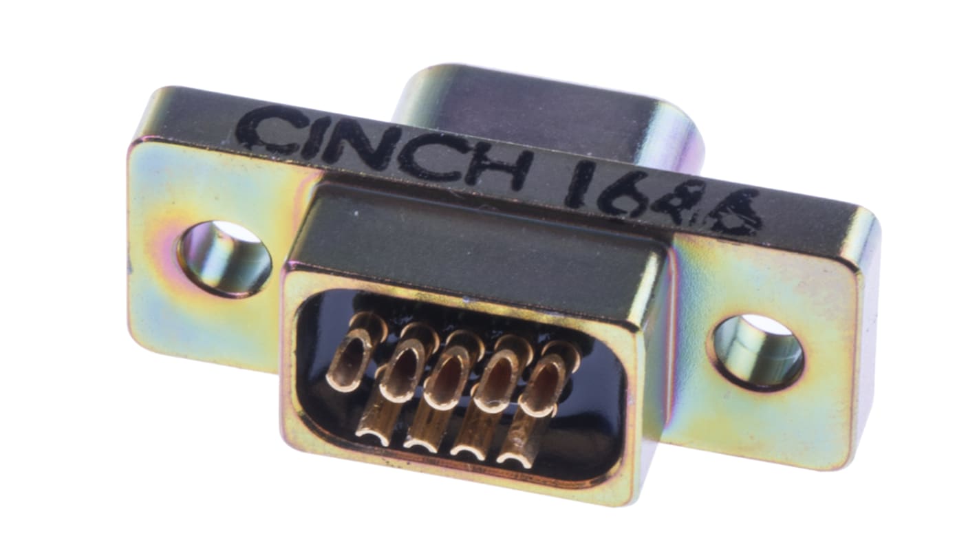 RS PRO 9 Way Panel Mount D-sub Connector Plug