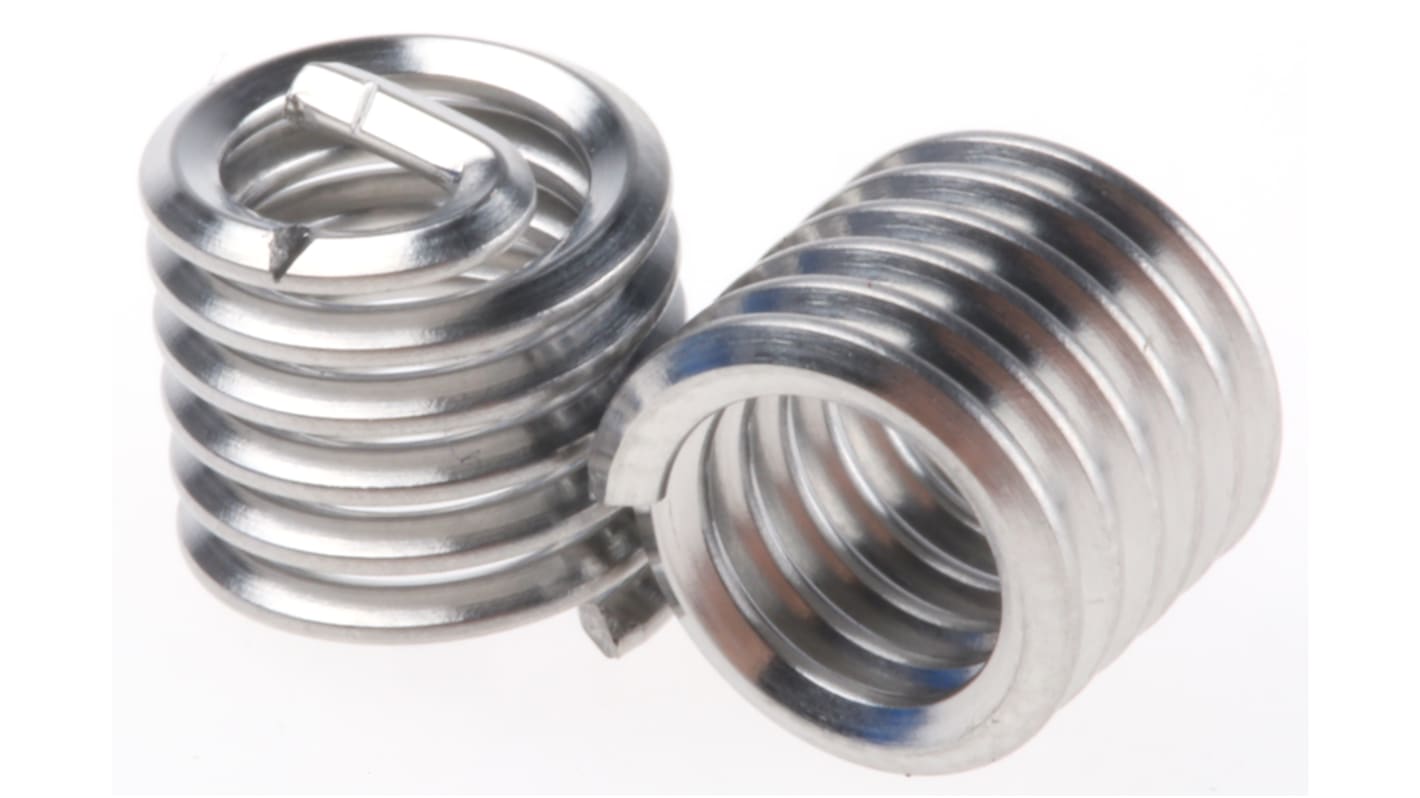Recoil 1/4-20 UNC钢丝螺套, 9.5mm长螺纹, 6.7mm钻头