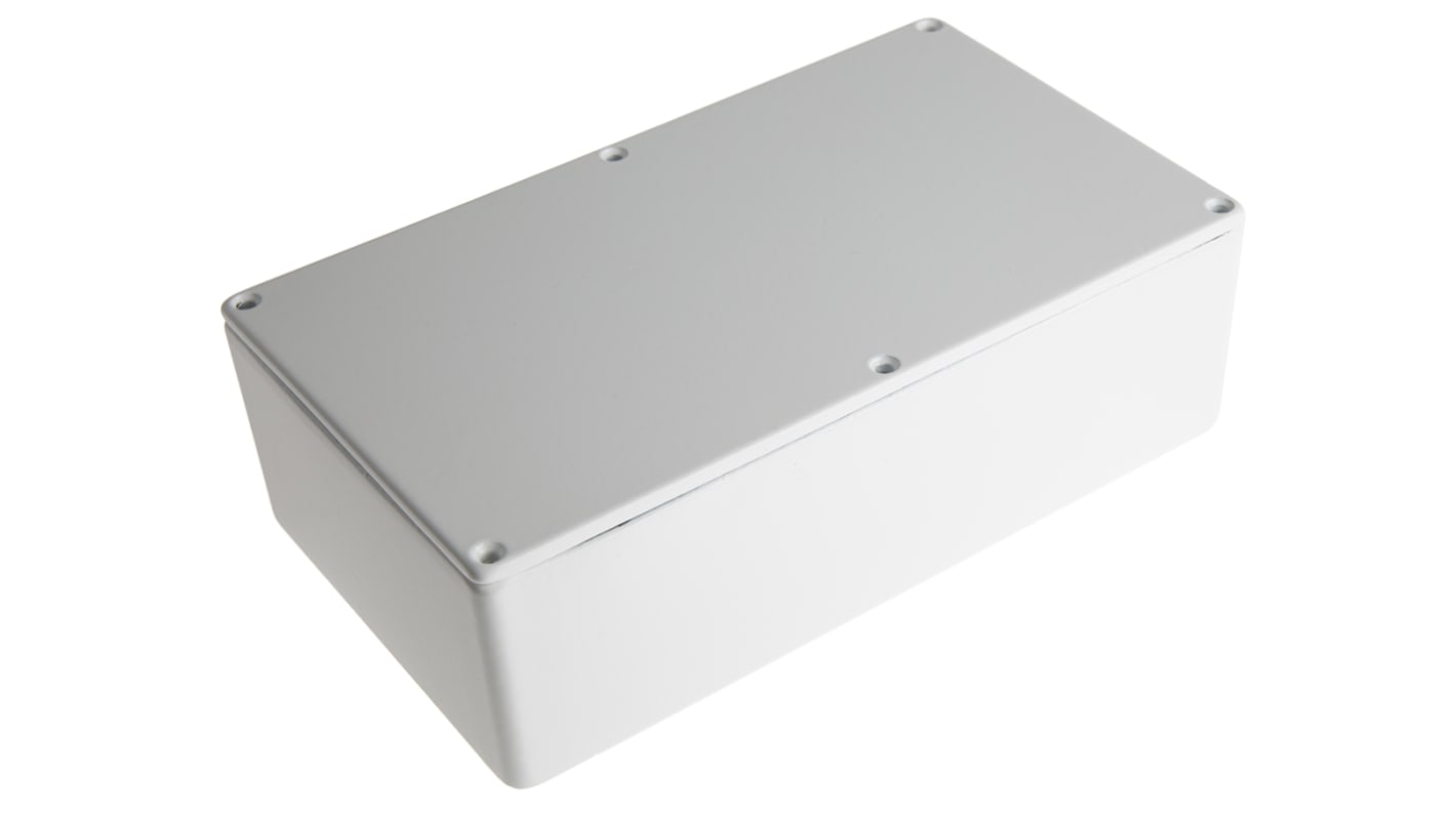 CAMDENBOSS 5000 Series White Die Cast Aluminium Enclosure, IP54, White Lid, 192 x 112 x 61mm