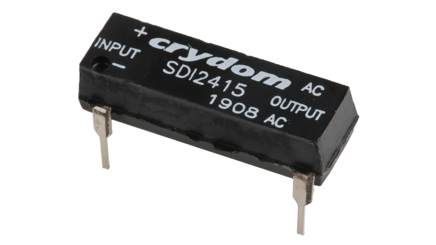 Sensata Crydom Solid State Relay, 1.5 A rms Load, PCB Mount, 280 V rms Load