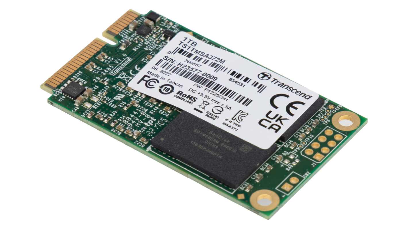 Transcend MSA372M mSATA 1 TB Internal SSD Drive