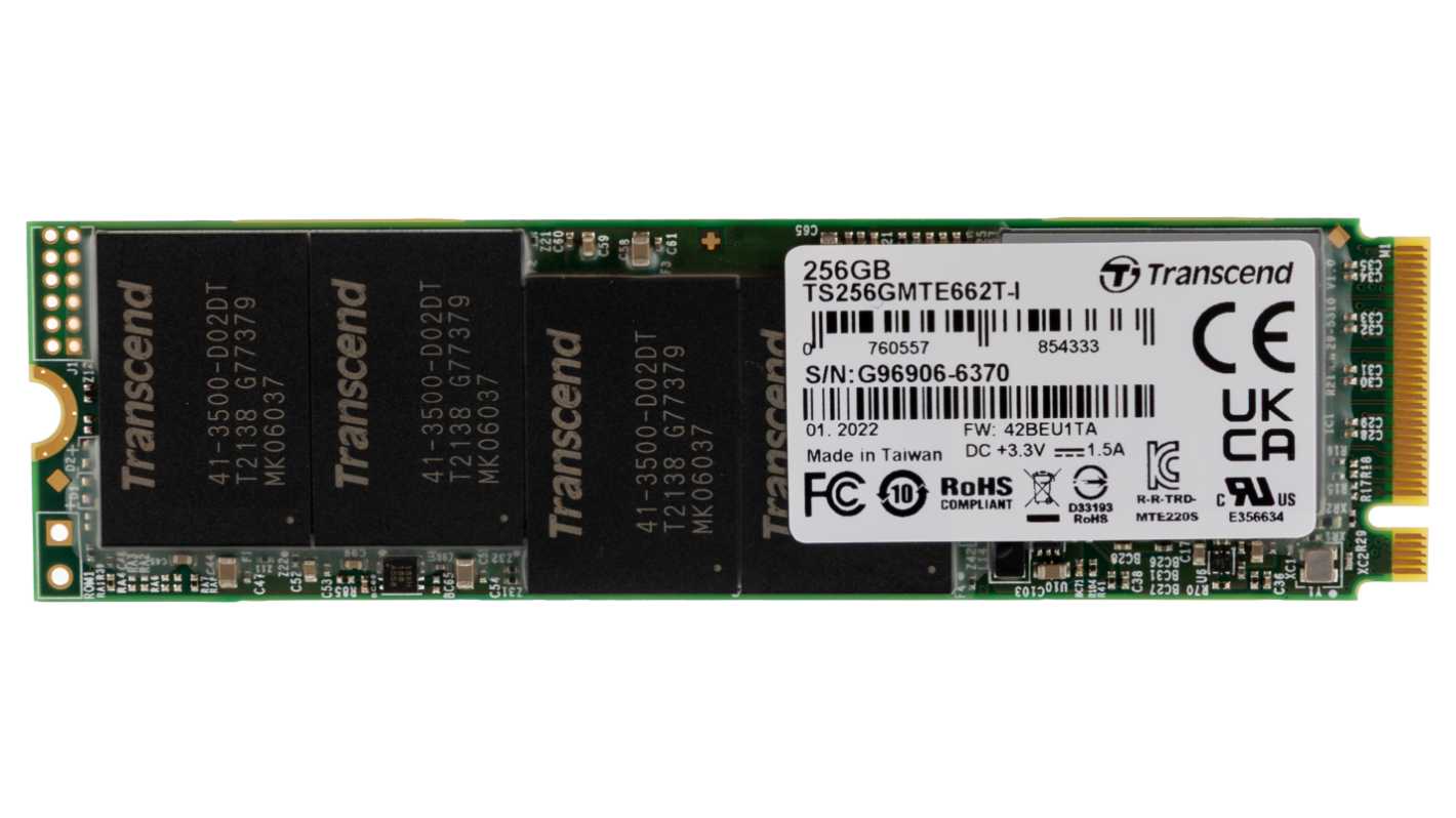 Transcend MTE662T-I M.2 256 GB Internal SSD Drive