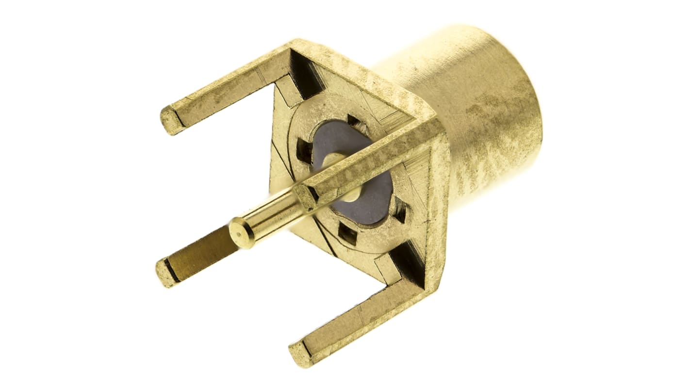 Radiall, Jack Through Hole MCX Connector, 50Ω, Solder Termination, Straight Body