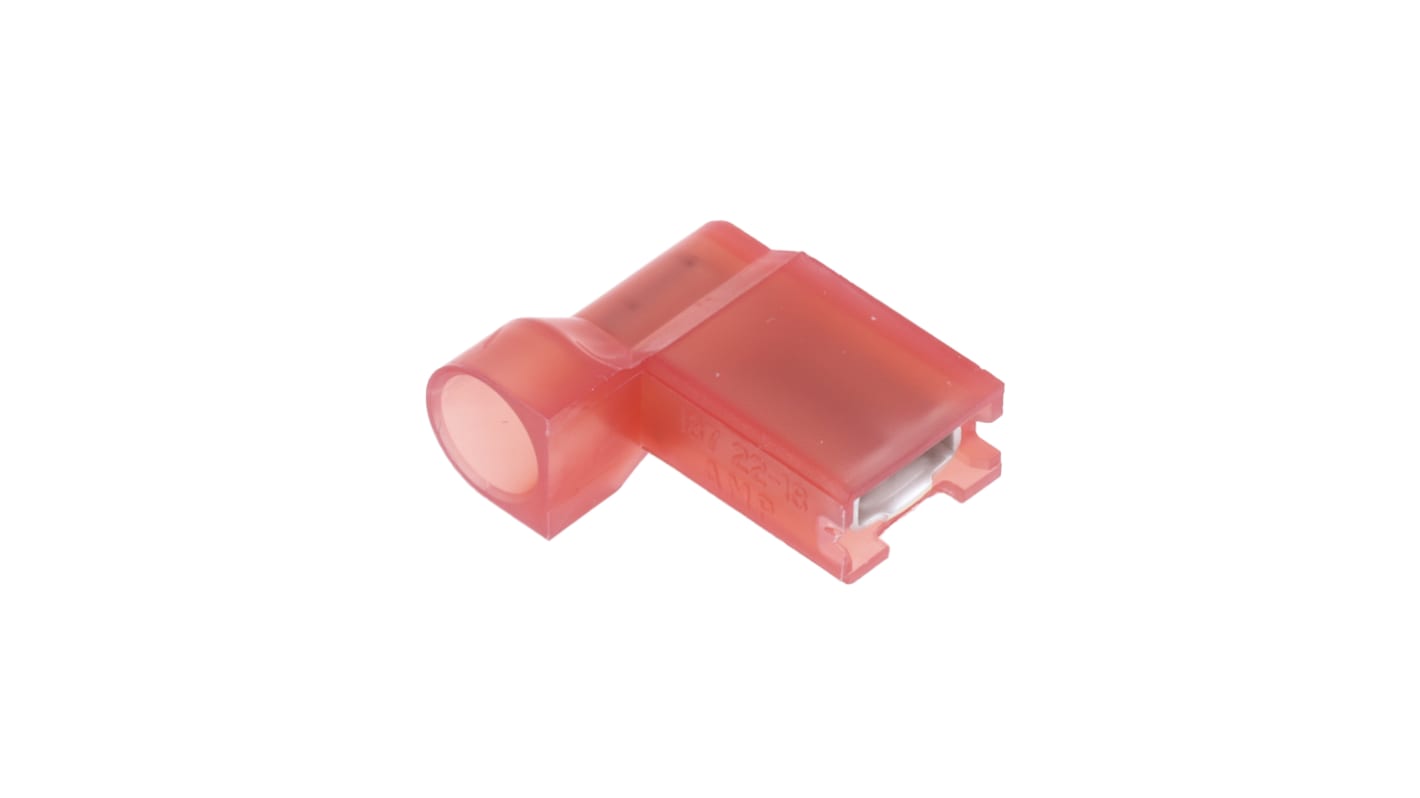 Terminal de lengüeta hembra aislado de color Rojo TE Connectivity Ultra-Fast .187 de crimpar, 4.75 x 0.81mm, 0.3mm² →