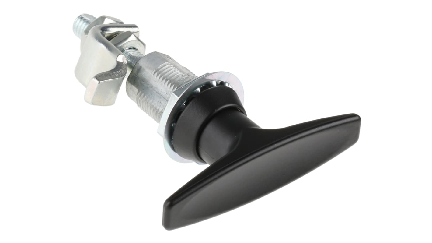 Southco Black Die Cast Zinc Locking Handle, T-Handle