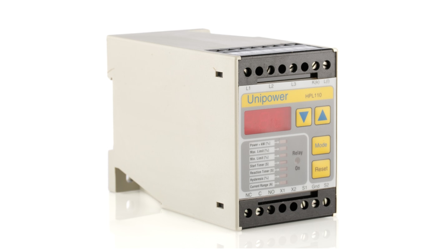 Unipower 8 A Motor Load Monitor, 380 → 440 V