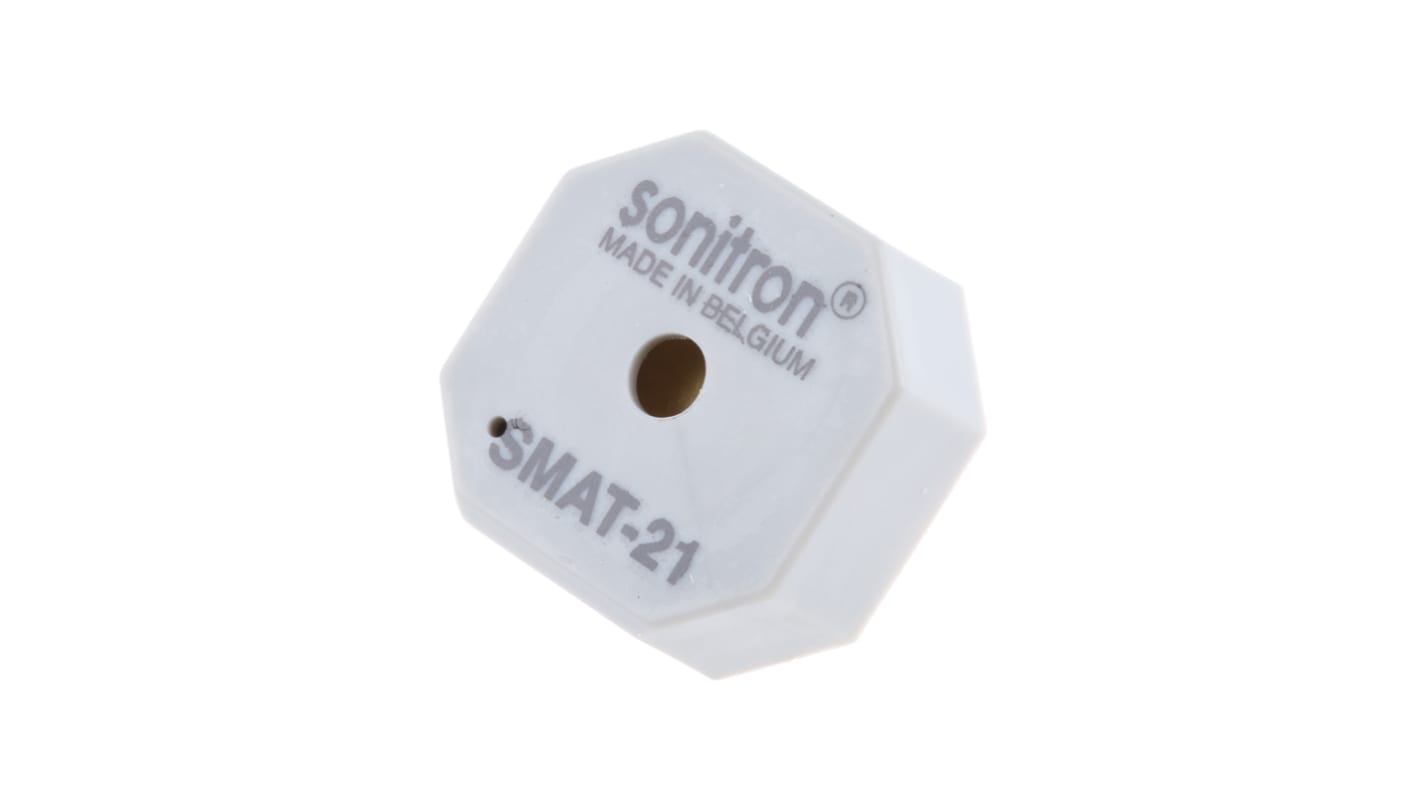 Cicalino piezo Sonitron, 30V ca, 90dB, tono Continuo, Su foro