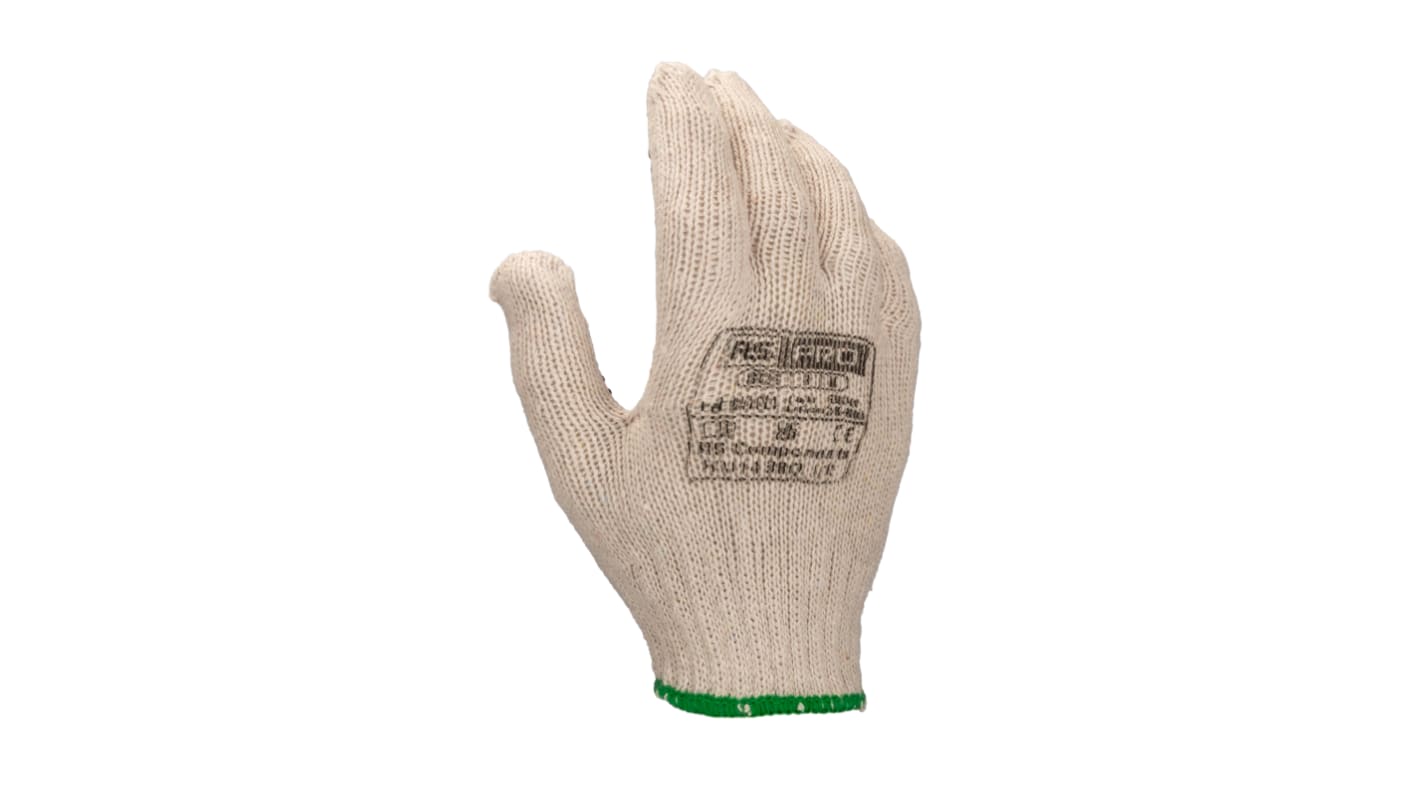 RS PRO Handschuheinlage Größe 10, XL Nahrungsmittelindustrie Polyester-Baumwoll-Faser Grau 300Paare