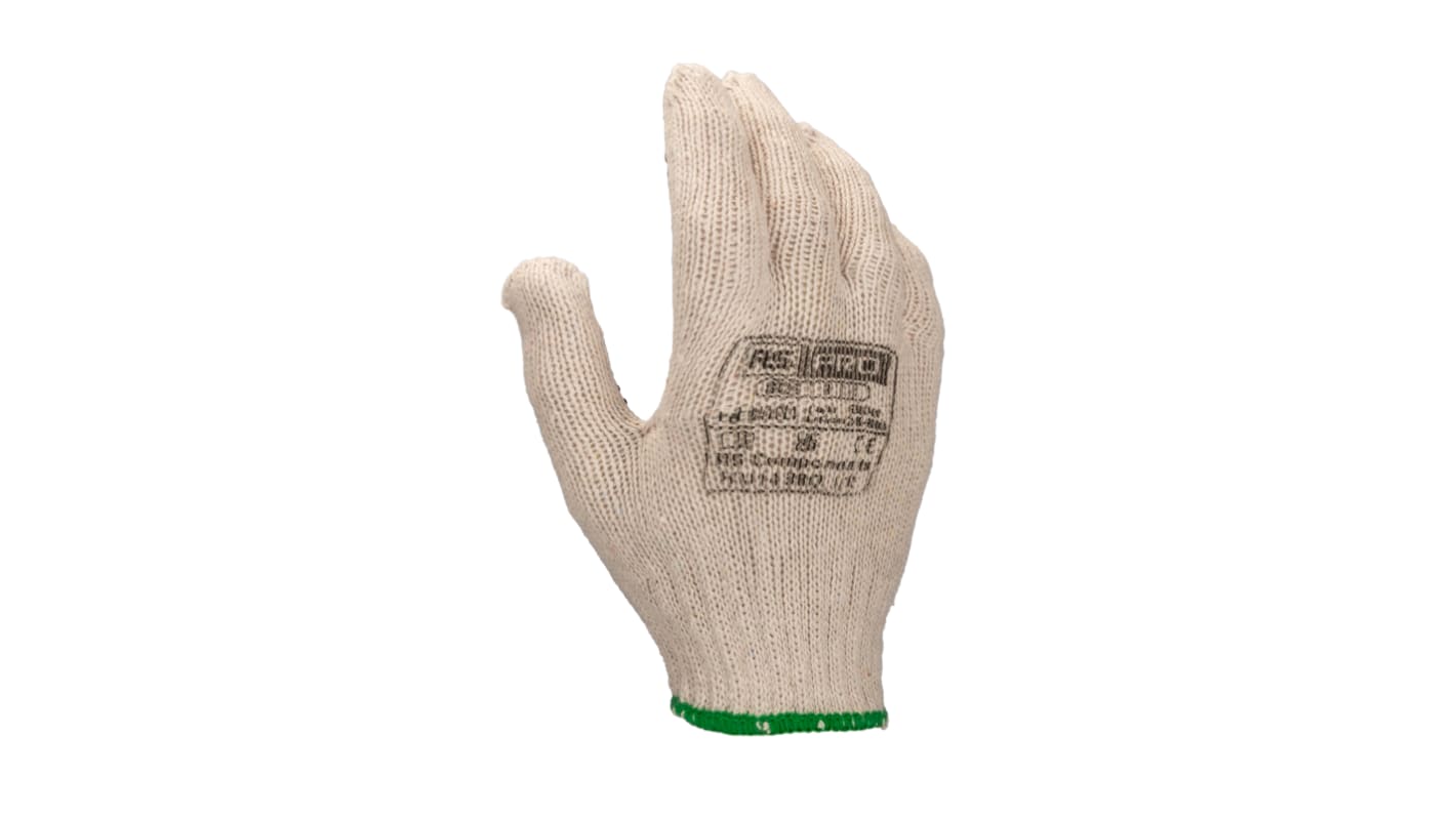Gants antidérapants RS PRO taille 10, XL, Antidérapant, 12 Paires, Blanc