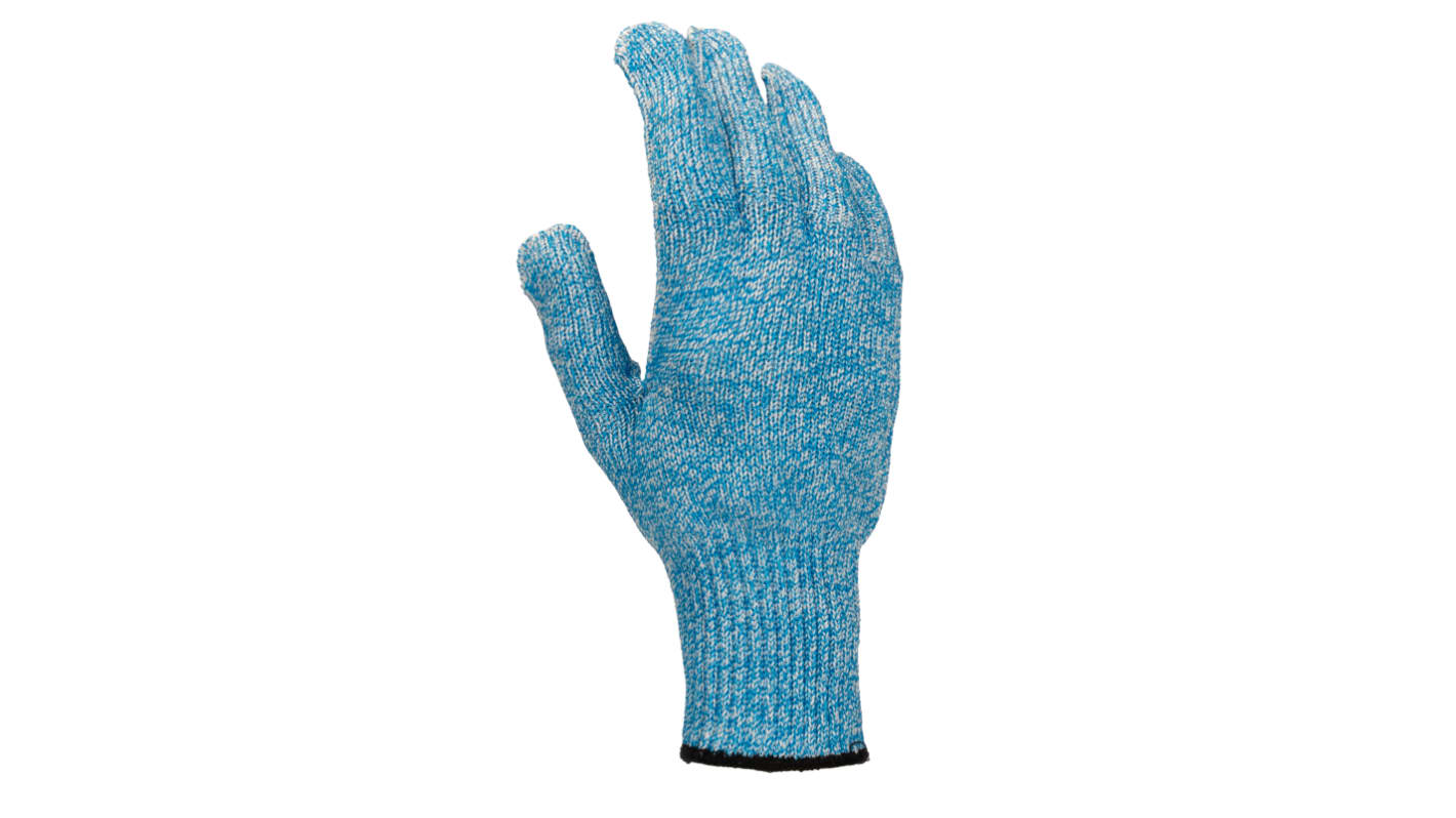 RS PRO Blue HPPE, Nylon, Polyester Cut Resistant Gloves, Size 9, Large
