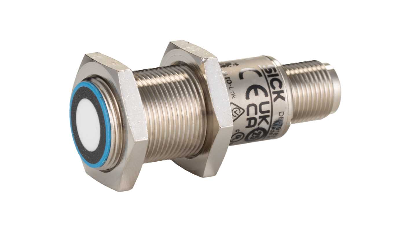 Capteur de proximité SICK, M18, Détection 1 m, PNP/NPN, 10 → 30 V c.c.