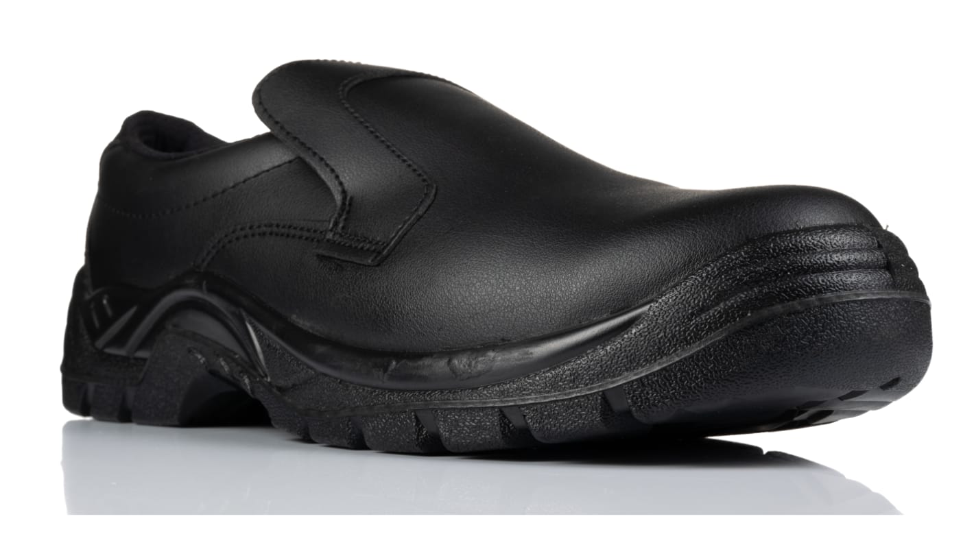 RS PRO Unisex Black Toe Capped Safety Shoes, UK 3, EU 36