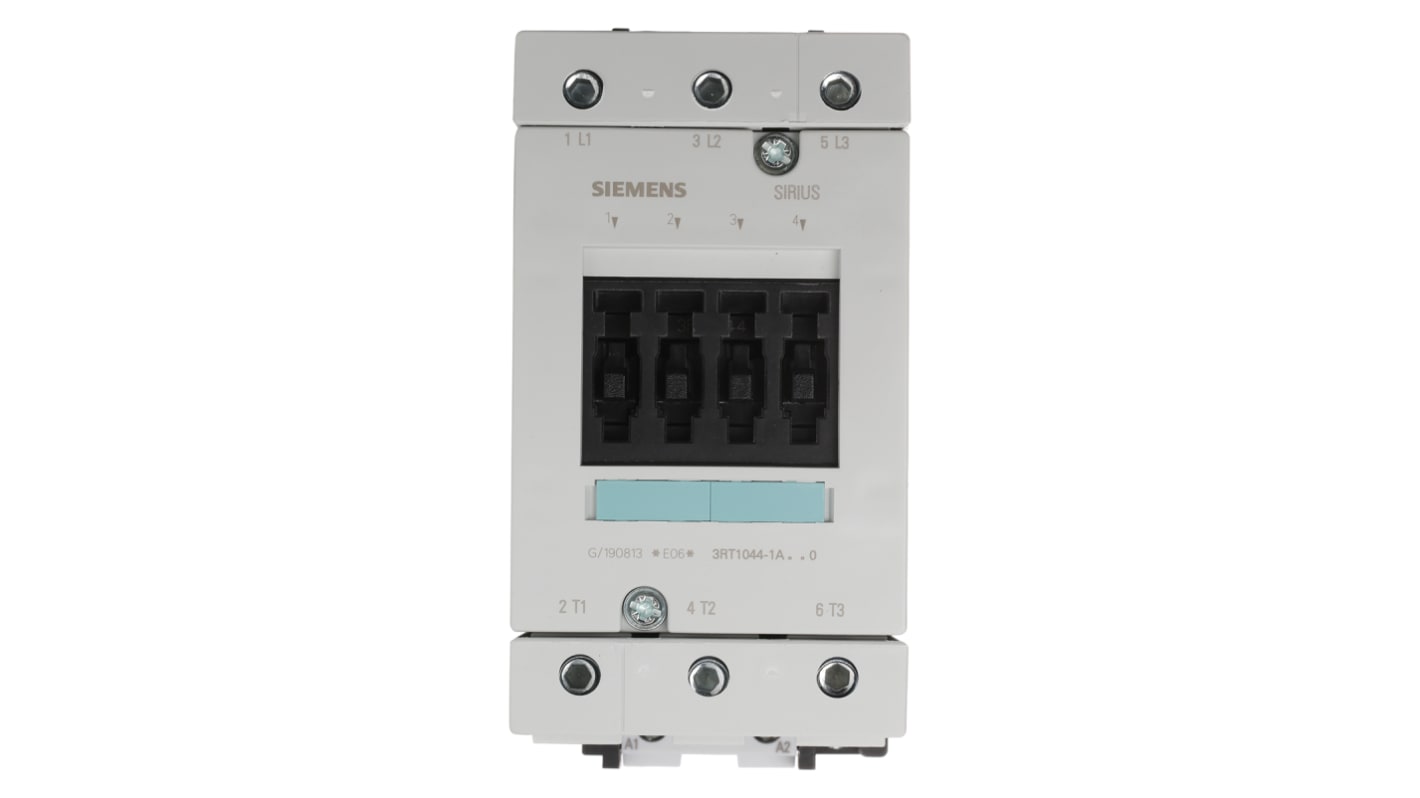 Siemens 3RT1 Series Contactor, 230 V ac Coil, 3-Pole, 65 A, 30 kW, 3NO, 500 V ac