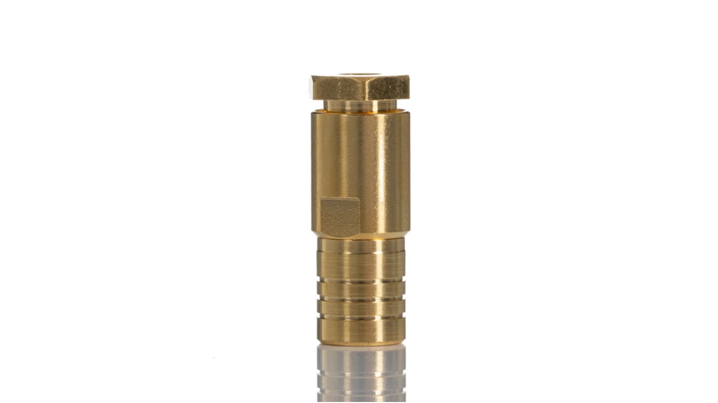 RS PRO, Jack Cable Mount SMB Connector, 50Ω, Clamp Termination, Straight Body
