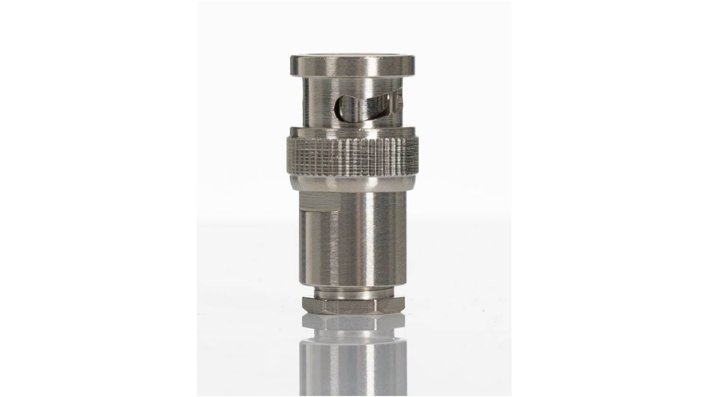 RS PRO, Plug Cable Mount BNC Connector, 75Ω, Clamp Termination, Straight Body