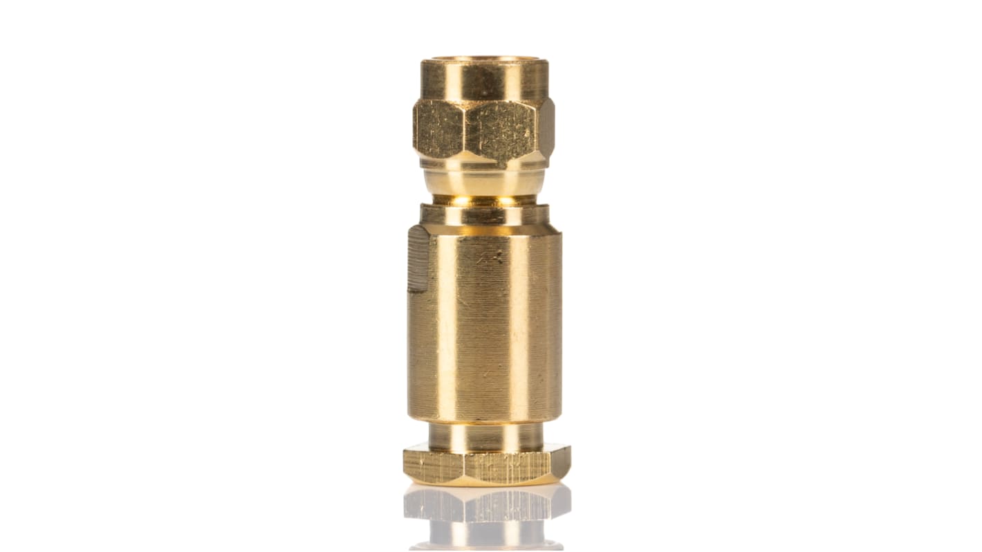 RS PRO, Plug Cable Mount SMC Connector, 50Ω, Clamp Termination, Straight Body