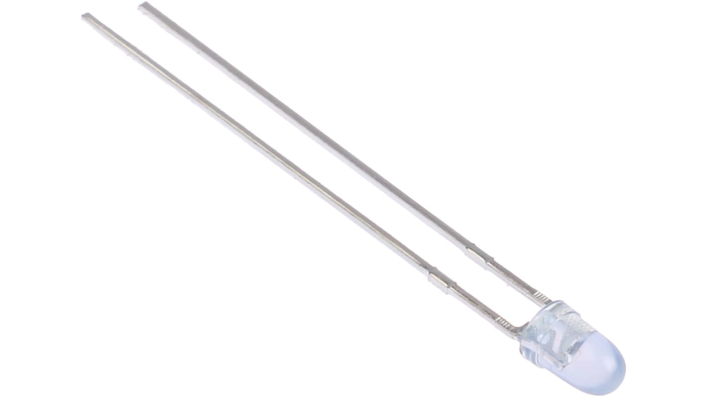 Kingbright4 V Blue LED 3mm Through Hole, L-934MBD