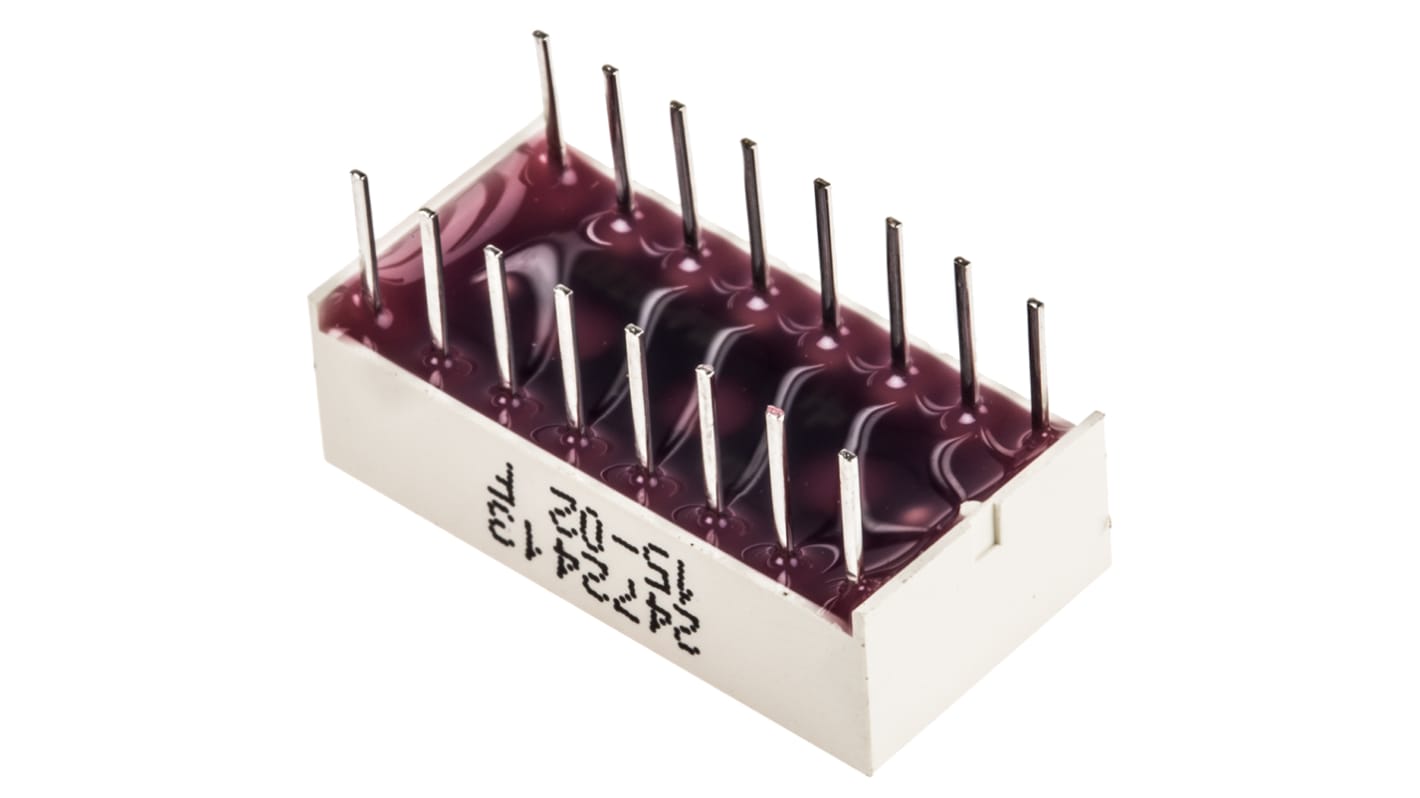 Kingbright LED-Anzeige Lichtbalken, Rot 625 nm THT
