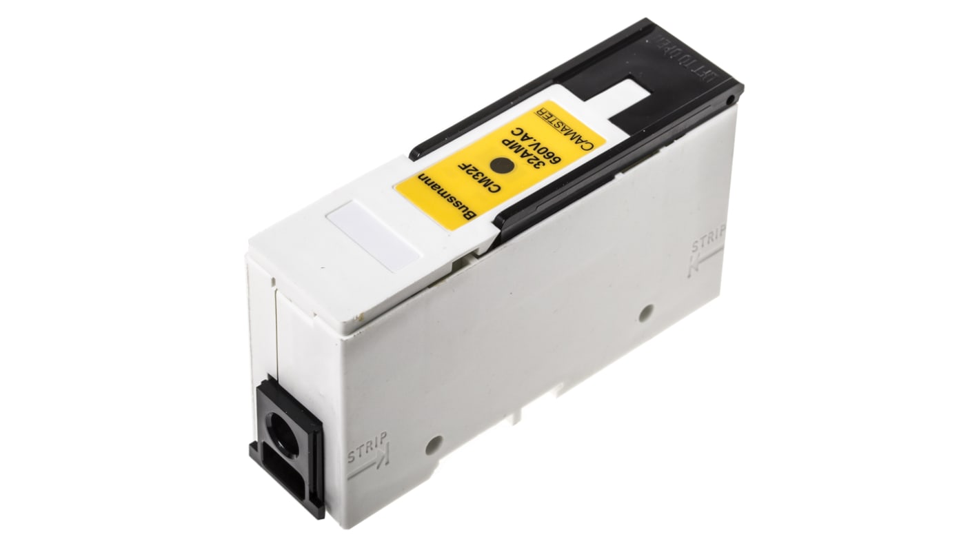 Eaton 32A Rail Mount Fuse Holder for A2 Fuse, 1P, 690V ac