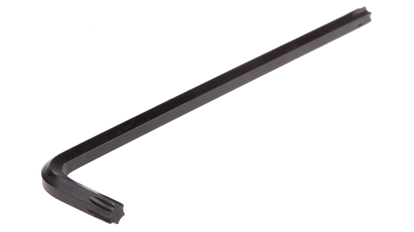 RS PRO 1-Piece Star Key, T8 Size, L Shape, Long Arm