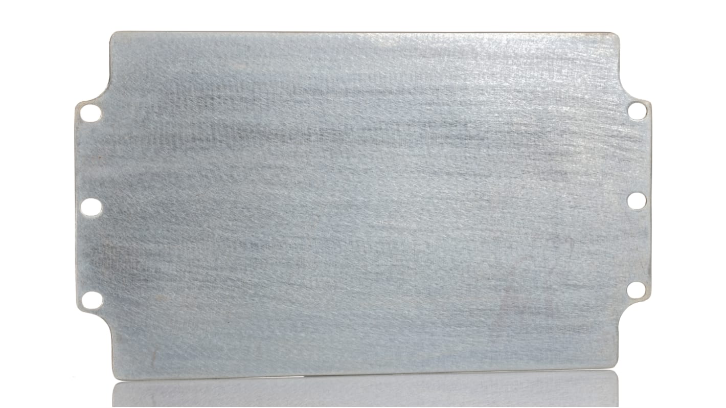 RS PRO Steel Mounting Plate, 1.5mm H, 215mm W, 314mm L for Use with RS PRO Aluminium Enclosure