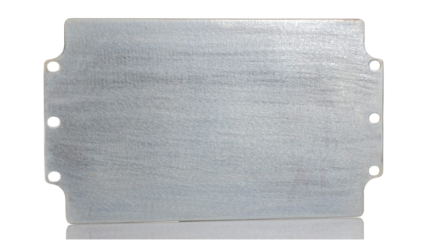 RS PRO Steel Mounting Plate, 1.5mm H, 143mm W, 244.5mm L for Use with RS PRO GRP Enclosure