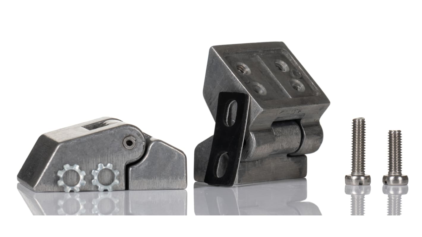 RS PRO Stainless Steel Concealed Hinge, Screw Fixing 30mm x 41mm x 17mm