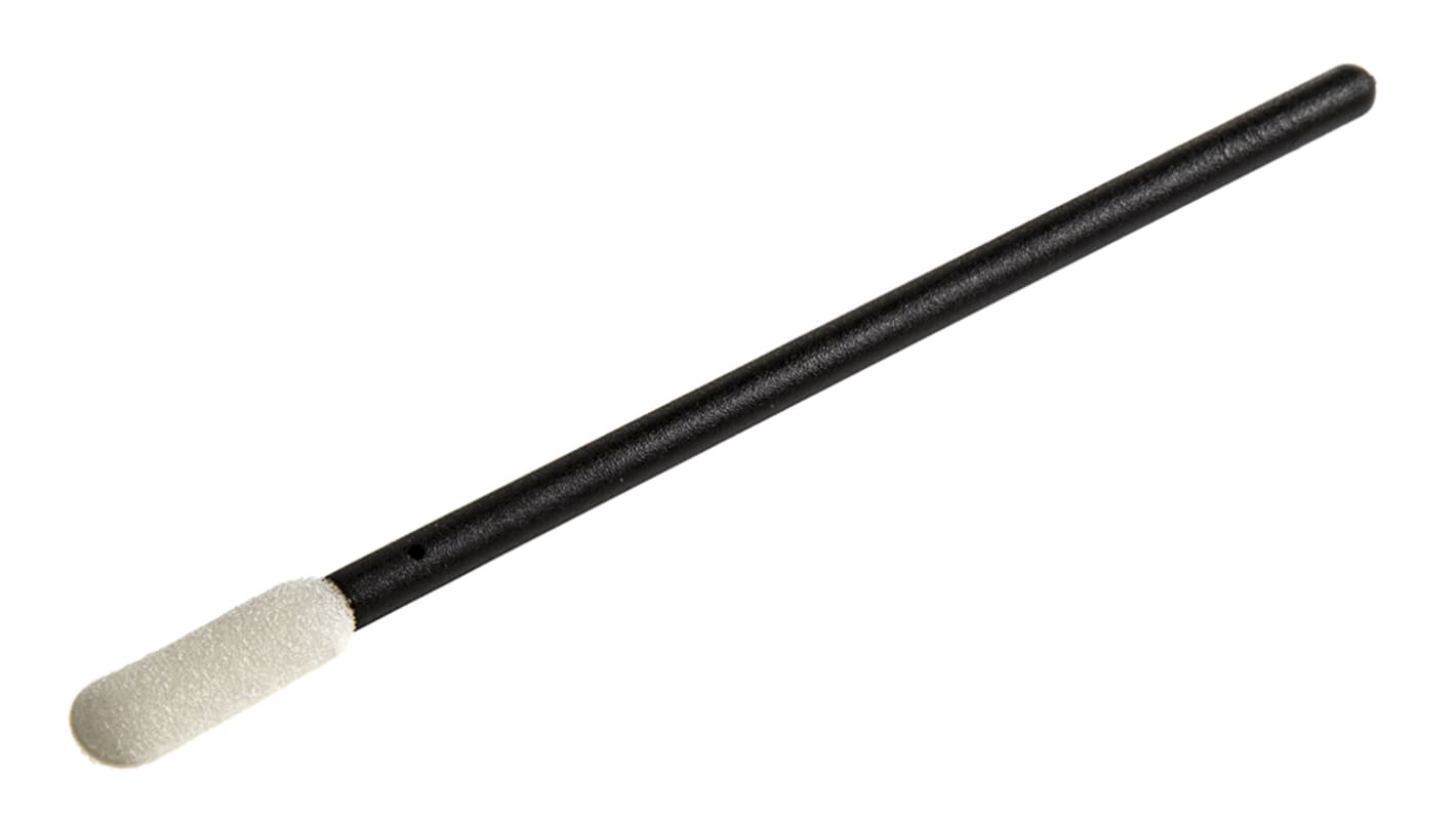 Chemtronics Foam Cotton Bud, Nylon, PP Handle, For use with Optics, Precision Cleaning, Length 113mm, Pack of 50