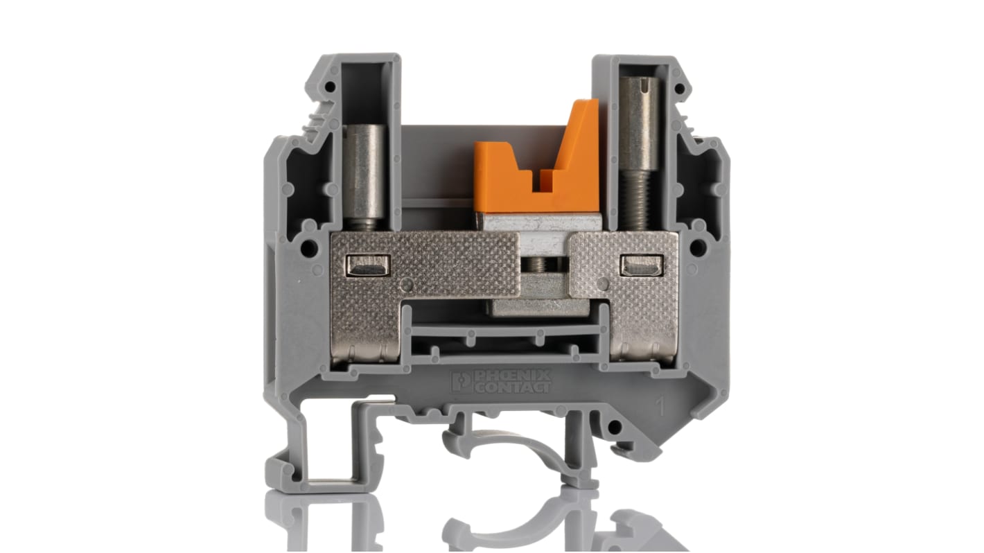 Phoenix Contact 0309112 URTK-BEN Series Grey, 0.5 → 16mm², 1-Level, Screw Termination