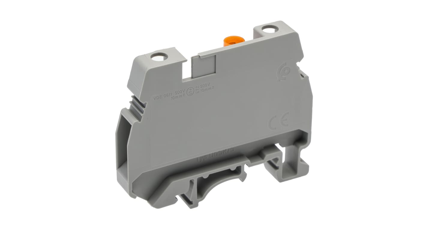 Phoenix Contact 0313085 UGSK/S + GS Series Grey, 0.14 → 2.5mm², 1-Level, Feed Through Termination