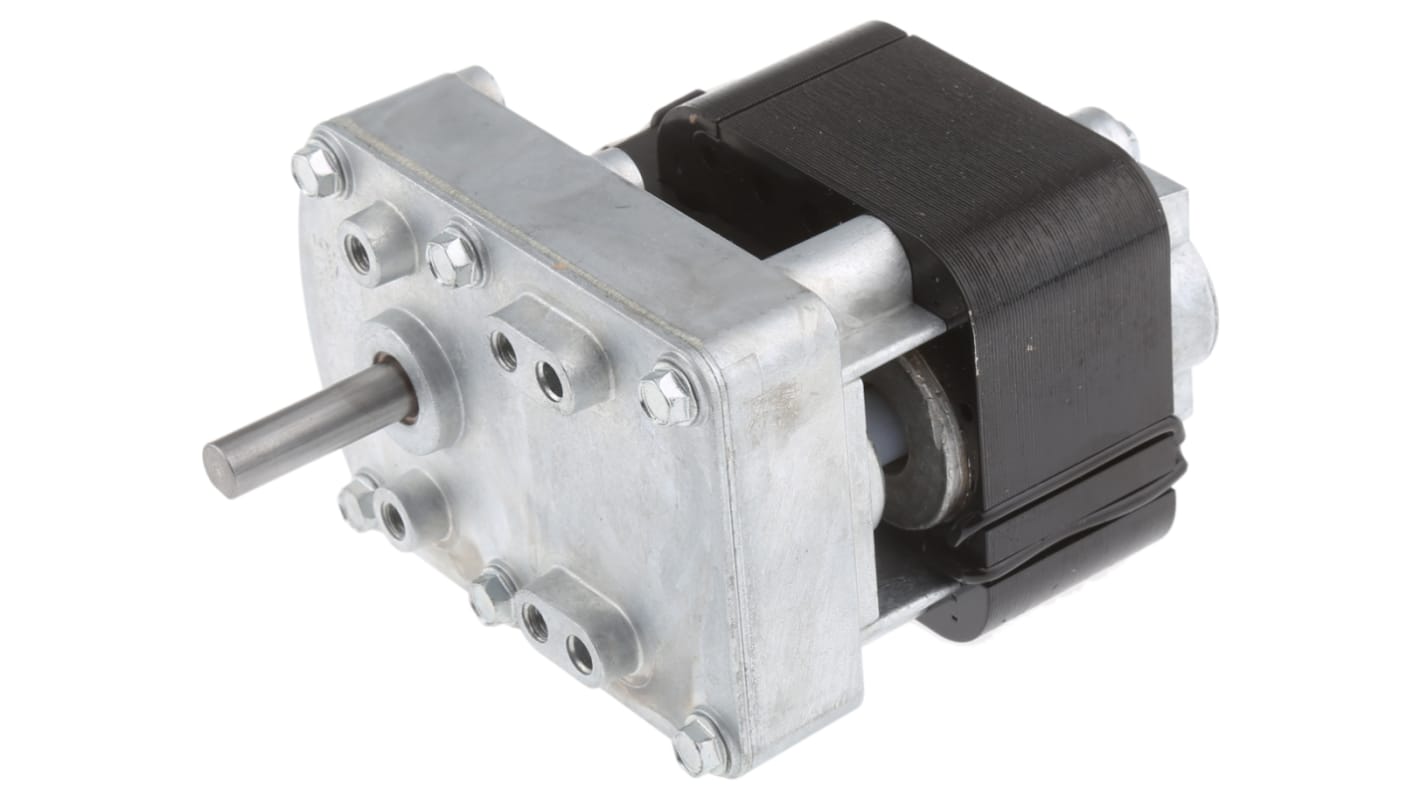 Mellor Electric Clockwise Shaded Pole Geared AC Geared Motor, 24 W, 230 V