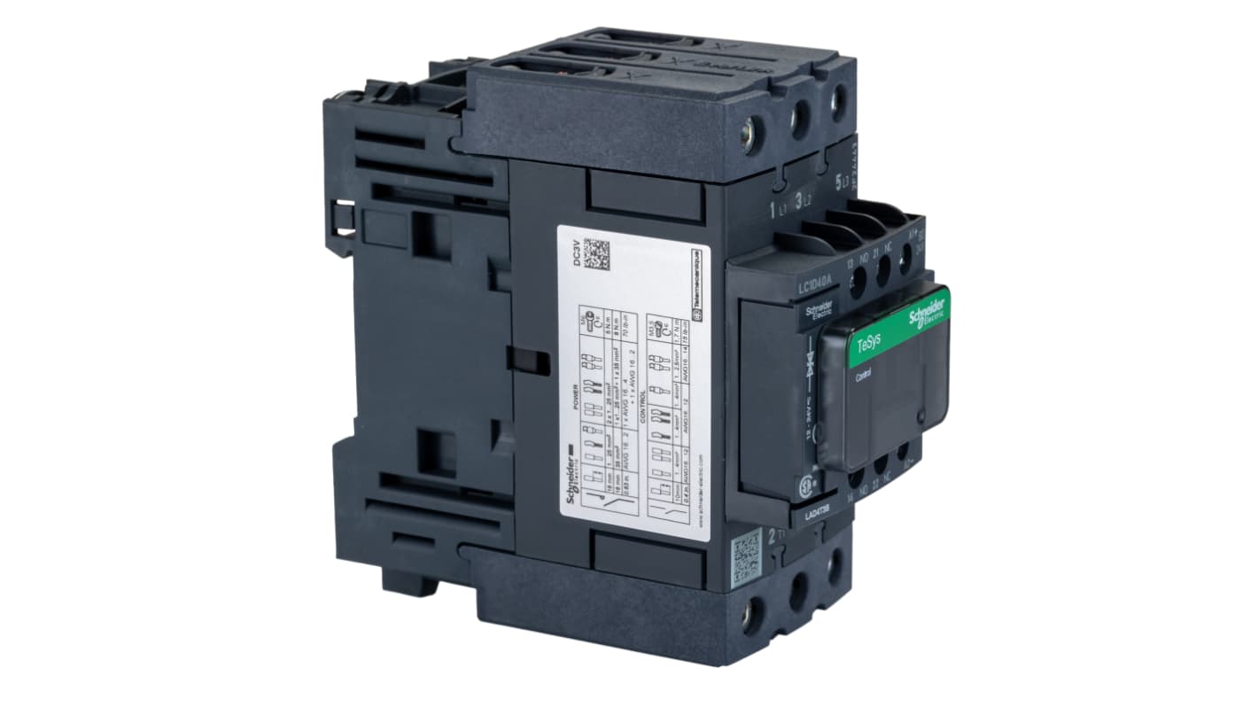 最安値で  Schneider | LC1D40ABD Electric V 24 3極 A 40 電磁接触器 LC1D タイムセール
