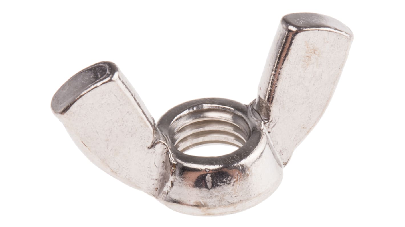 48mm Plain Stainless Steel Wingnut, M10, A4 316