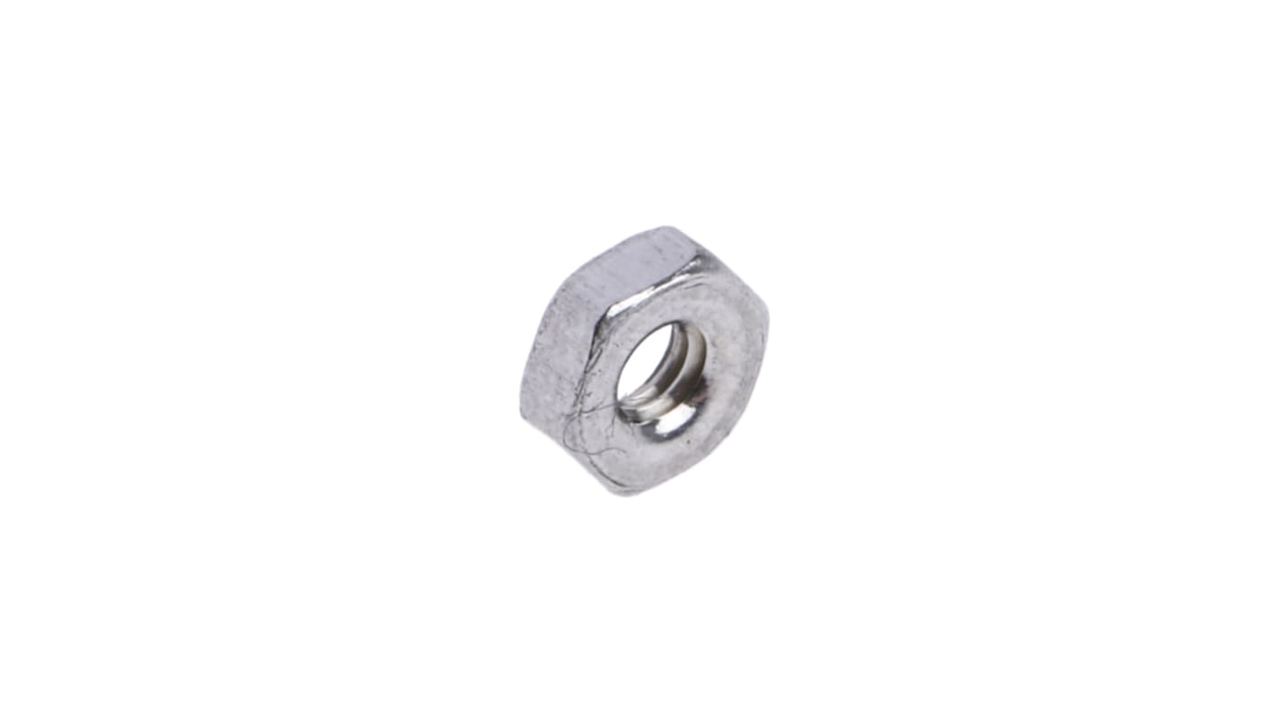RS PRO Stainless Steel Hex Nut, DIN 934, M2
