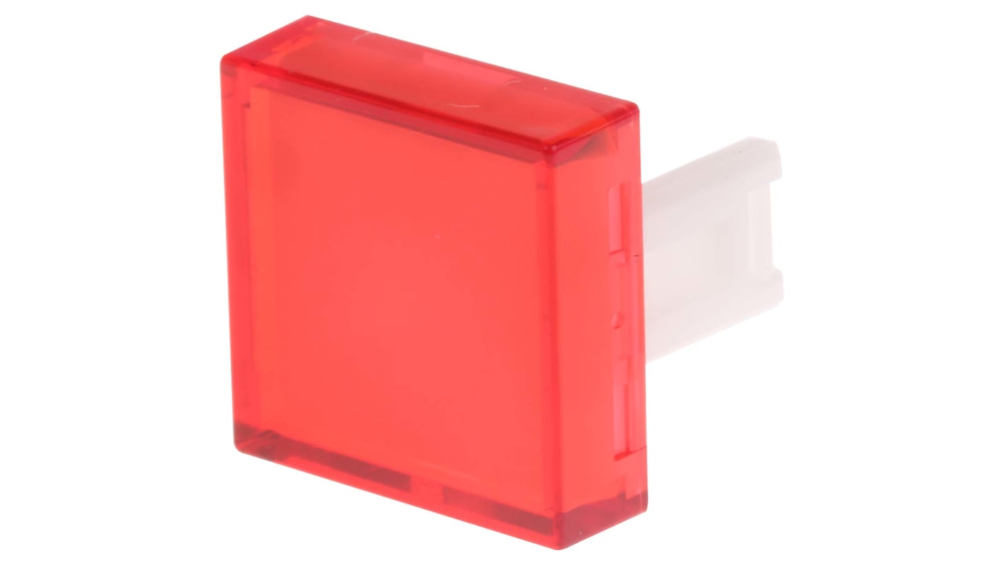 EAO Red Square Push Button Lens for Use with 31 Series