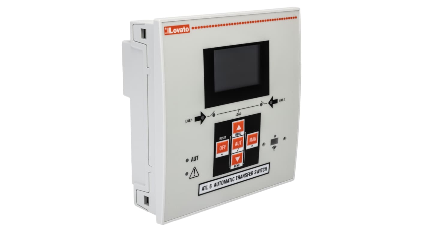 Lovato ATL Series Controller for Use with 2 Power Sources With Three Phase Control, 110 → 240 V ac Supply, Relay