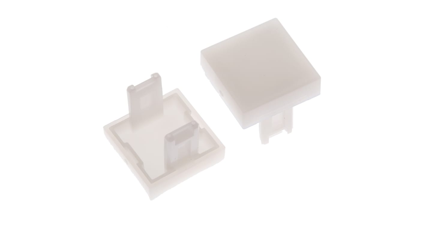 EAO White Square Push Button Lens for Use with 31 Series