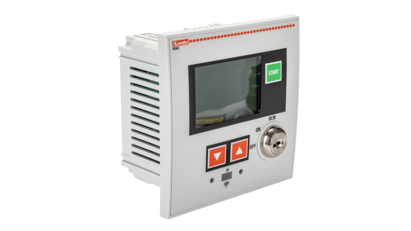 Lovato LCD Digital Panel Multi-Function Meter for Frequency, TRMS Current, TRMS Voltage, 110mm x 110mm