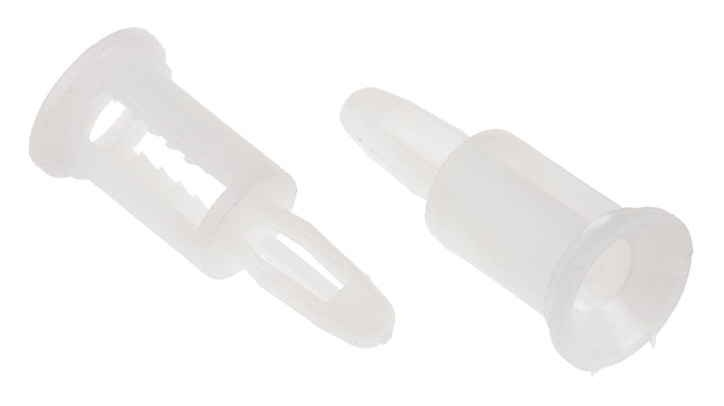 Essentra 基板スペーサ ナイロン, 本体高さ12mm, PCB穴径4mm, M4