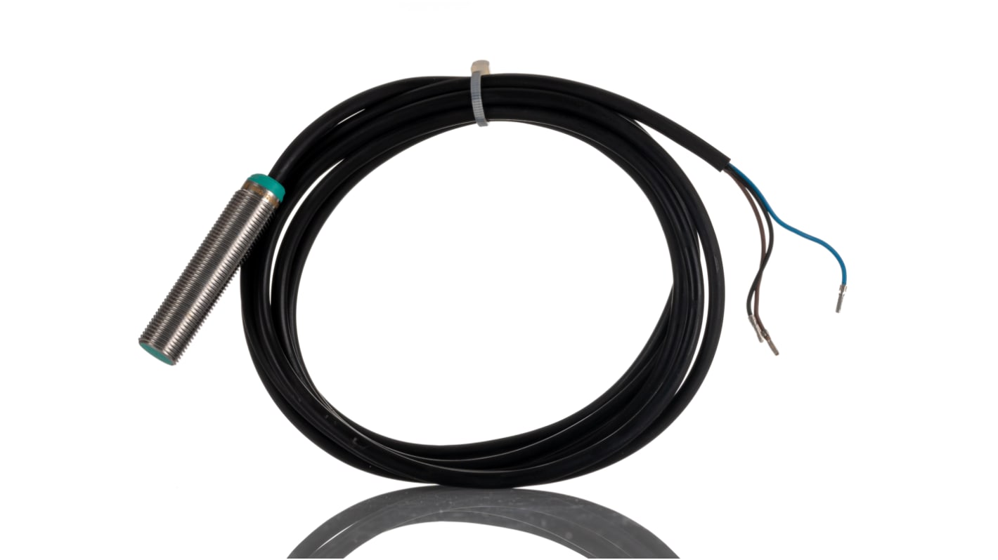 Rs-Online Sensore di prossimità Cilindro filettato Pepperl + Fuchs M12 rilevamento 2 mm 5 → 36 V c.c