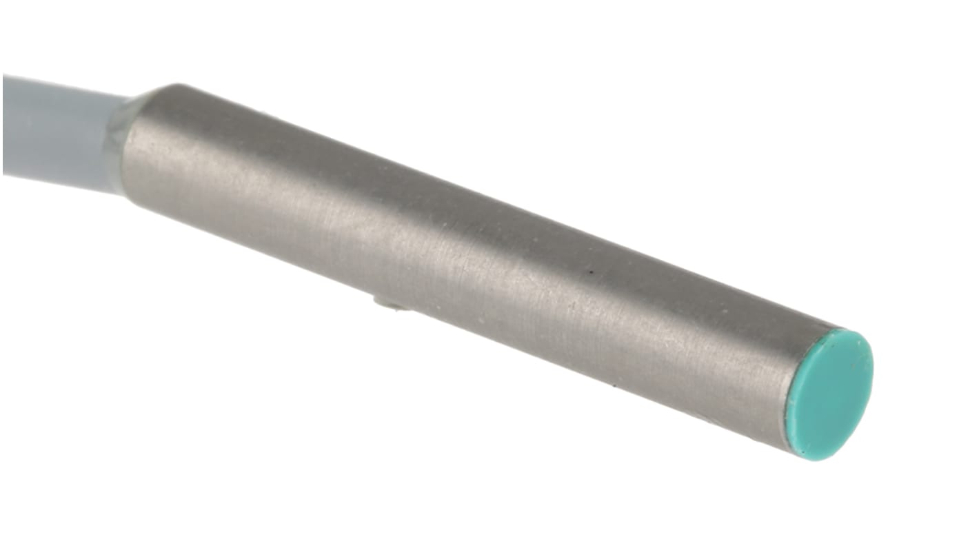 Pepperl + Fuchs Inductive Barrel Proximity Sensor, M3, 0.8 mm Detection, NPN NO, 10 → 30 V dc